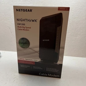 NETGEAR Nighthawk CM1200-100NAS DOCSIS 3.1 Cable Modem - Picture 1 of 8