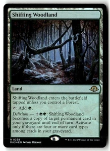 Magic The Gathering Foil Shifting Woodland - Modern Horizons 3 Moderadamente Jugado Inglés - Imagen 1 de 3