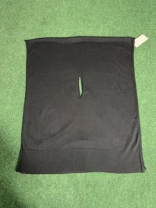 Zestt Organic Cotton Keyhole Pull-Through Scarf Wrap Black NWT - Picture 1 of 11