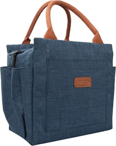 Lunch Bag Women Insulated Lunch Box Reusable Leakproof Large Spacious Tote for W - Picture 1 of 12