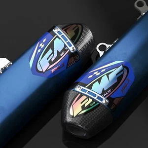 FMF Exhaust Factory 4.1 Decals (Holographic/Blue) 2 PACK - Picture 1 of 2
