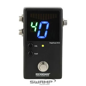 Sintonizador de escenario RockBoard ST-01 V2 sintonizador de pedal cromático True Bypass 432 Hz - 445 Hz - Imagen 1 de 7