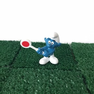 Smurfs Traffic Crossing Patrol Smurf 20154 Vintage 1979 Figure Toy Schleich - Picture 1 of 6