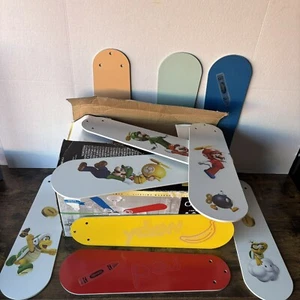 44” Hampton Bay Carousel II Ceiling Fan VTG Rainbow Super Mario Crayola Edition - Picture 1 of 24