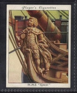 EGMONT, 1768 - Ships Figure Head - 80 + year old UK Card # 10 - Picture 1 of 2