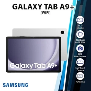 Samsung Galaxy Tab A9+ Plus Wi-Fi Android PC Tablet (4GB+64GB/Silver/NEW) - Picture 1 of 6
