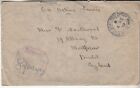 Post WWI OAS Censored Cover: Base Army PO X to Bristol, 4 February 1919