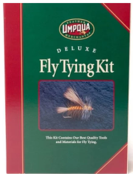 Umpqua Deluxe Fly Tying Kit Fly Fishing w/ Tools, Materials, Hooks, Vise, Instr. - Image 1 of 2