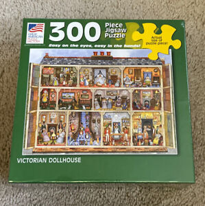 Great American Puzzle Factory Victorian Dollhouse 300 Piece Jigsaw, NEW & SEALED