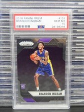 2016-17 Panini Prizm Brandon Ingram Rookie RC #131 PSA 10 Lakers GEM MINT