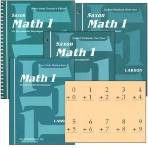 Saxon Math 1, Homeschool Complete Home Study Curriculum Kit 1st Grade NEW! - Picture 1 of 1