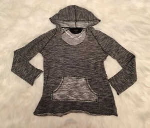 Calvin Klein Performance Womens Terry Long Sleeved Hoodie Grey Pocket Sz Medium - Picture 1 of 7