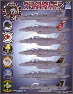 Furball Aufkleber 1/48 GROWLER ANTHOLOGIE GRUMMAN EA-18G GROWLER Teil 4 - Bild 1 von 7