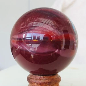 259g Natural Mookite Jasper Quartz Crystal Sphere Mineral Specimen Healing D173 - Picture 1 of 14