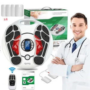 EMS Foot Massager Circulation Stimulator Booster for Neuropathy Feet Pain Relief - Picture 1 of 11