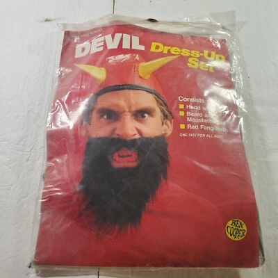 Conjunto de disfraz de diablo Ben Cooper vintage talla única 1518 Halloween horror  Foto 1 de 4