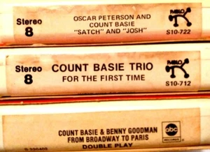 Count Basie 8 Track Tapes Set/3: Satch & Josh, Benny Goodman, For First Time - Picture 1 of 5