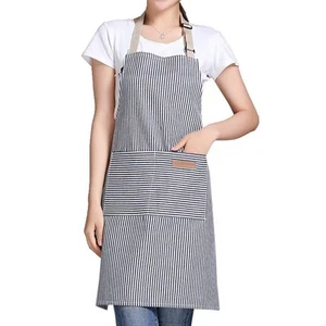 Verstellbare Latzschürze mit 2 Taschen Kochen Küche Baumwolle Schürzen für Frauen M... - Bild 1 von 7