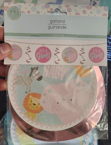 It’s a Girl Baby Shower Bundle – Banner Garland Ballon - Picture 1 of 3
