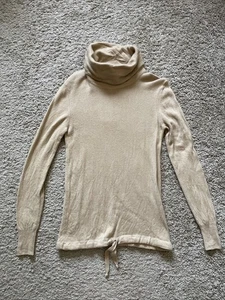 The Limited Women’s Vintage Cashmere Sweater Size S Tan Made In Italy Dry Clean - Picture 1 of 5