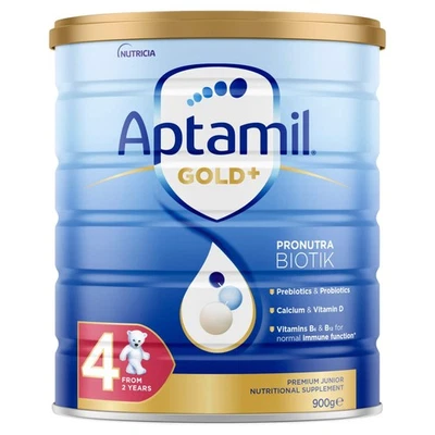 Aptamil Gold+ 4 Junior Nutritional Supplement Milk Drink From 2 Years 900g - Image 1 of 2