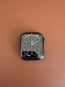 Apple Watch Series 7 45mm Cellular Titanium- Black- Very Good Condition - Picture 1 of 10