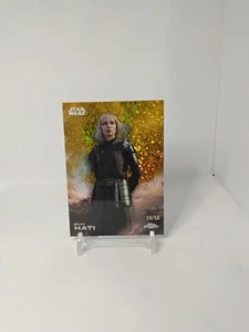 Topps Chrome Star Wars 2025 - Shin Hati True Gold Refractor Variation #CE-44 /50 - Bild 1 von 2