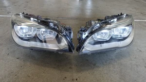 OEM BMW *PAIR* 750i LEFT RIGHT Side ADAPTIVE LED Xenon Headlight 740i 13-15 - Bild 1 von 16