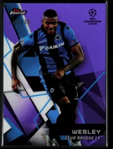 Finest UEFA Champions League Purple Refractor #28 Wesley 170/250 2018 - Imagen 1 de 2