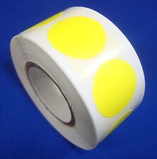 1000 Yellow Self-Adhesive Price Labels 3/4" Stickers/ Tags Retail Store Supplies