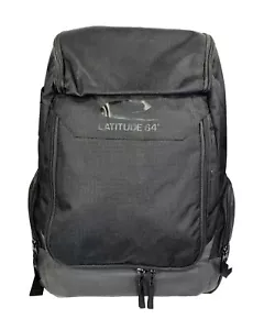 Latitude 64° Disc Golf Lightweight Weather Resistant Backpack, Black, EUC - Picture 1 of 7