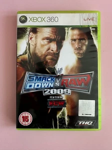 xbox 360 WWE SMACKDOWN vs RAW 2009 Game NI (Works On US Consoles) REGION FREE *r - Picture 1 of 4