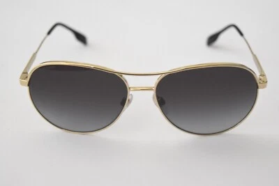 Gafas de sol Burberry Aviator gris dorado B3122 1109/8G 59-14-140 DEFECTUOSAS Foto 1 de 4