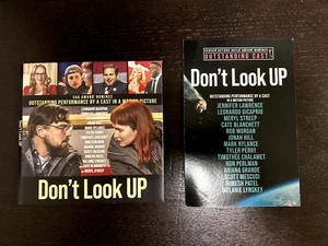 Don't Look Up DVD FYC Leonardo DiCaprio Jennifer Lawrence Netflix Screener Promo - Picture 1 of 3