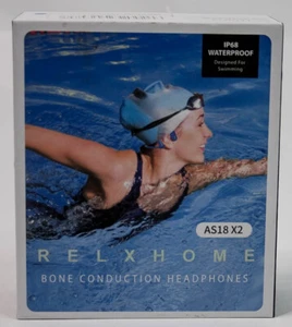 Relxhome Knochenschall Schwimm Kopfhörer MP3 IP68 Wasserdicht 16GB Bluetooth - Bild 1 von 3