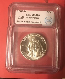 1982-D George Washington Silver Half Dollar MS69+ - Picture 1 of 4
