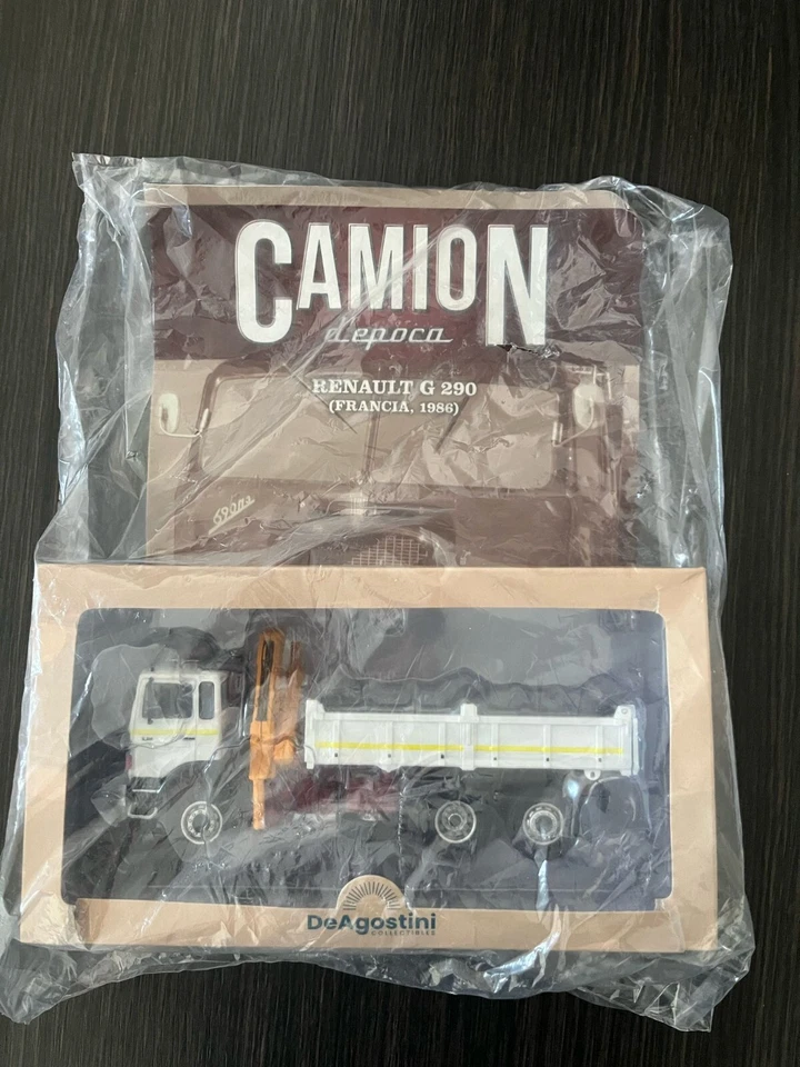 Renault G290 Ribaltabile Gru MODELLINO CAMION D'EPOCA DE AGOSTINI 1/43 sigillato - Immagine 1 di 1