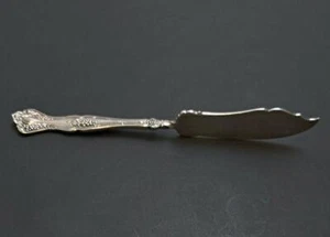 Antik 1847 Rogers Bros Grapes Master Buttermesser versilbert gedrehter Griff - Bild 1 von 6