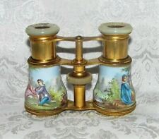 Antique French Lemaire Enameled Opera Glasses Circa 1900