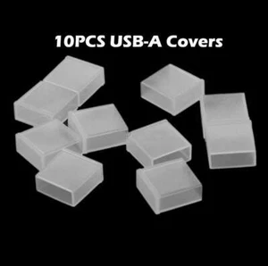 New 10Pcs Dust Plug Cover Anti-dust PE USB-A 2.03.0 Protective Sleeve Case Shell - Picture 1 of 7