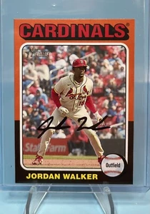 2024 Topps Heritage MINI SSP Throwback Variation Jordan Walker #96 Cardinals - Picture 1 of 2