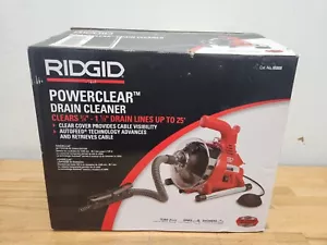 RIDGID 55808 PowerClear Drain Cleaner Clears 3/4"- 1-1/2" Drain Lines up to 25ft - Picture 1 of 8