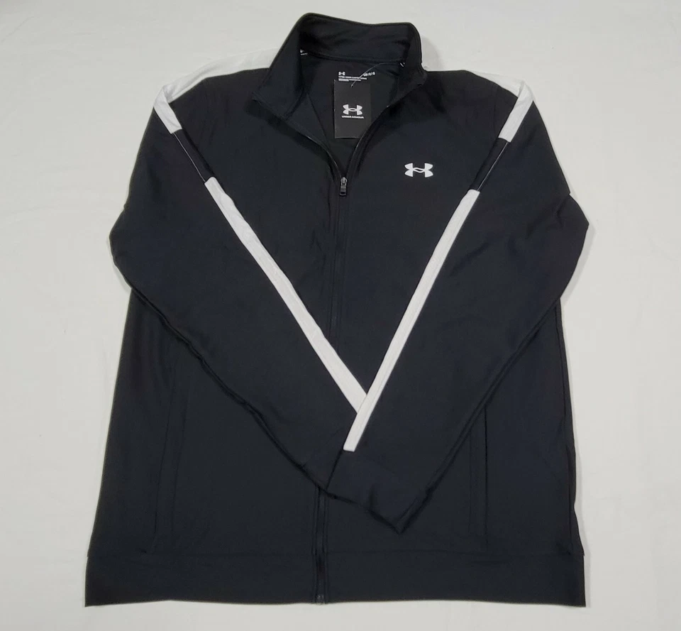 Under Armour мужчин UA Twister полный молнии трек черная куртка 1347293-001 SZ большой - Изображение 1 из 4