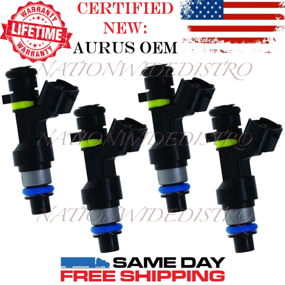 4x Inyectores de combustible AURUS nuevos OEM para Nissan Cube 2009-2014 1,8 L I4 FBY2850 Foto 1 de 4