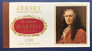 1982 JERSEY #SB33 MNH STAMPS BOOKLET £3.08 STORY OF MARTELL COGNAC 