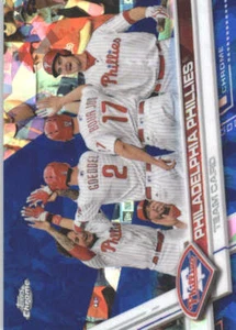 PHILADELPHIA PHILLIES 2017 TOPPS CHROME SAPPHIRE EDITION #174 ONLY 250 MADE - Picture 1 of 2