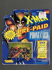 New 1994 Marvel Classic Heroes X-Men Pre-Paid Phone Card Cyclops vs Mr. Sinister - Picture 1 of 2