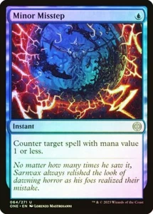 Minor Misstep FOIL - 064/271 - Uncommon - Phyrexia: All Will Be One MTG - Picture 1 of 1