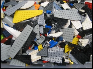 100 LEGO AIRPLANE & HELICOPTER PIECES LOT parts planes town city - Picture 1 of 1
