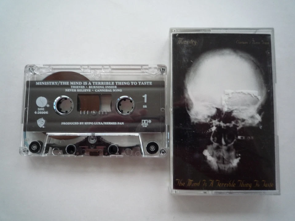 Ministry : The Mind ls A Terrible Thing To Taste  Cassette  Sire 1989  -TESTED - Image 1 of 1